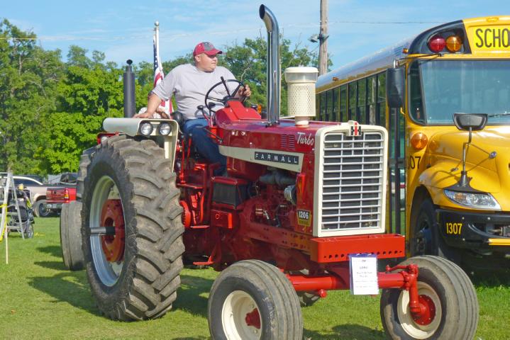 McCormick-Farmall 1206 Diesel Turbo Tractor enters line-up in Wednesday's parade at the fair